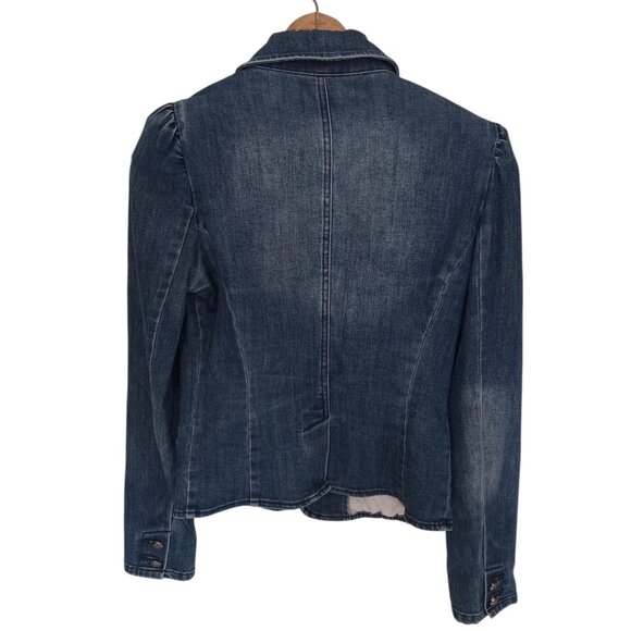 INC 💙 》Denim Blazer Jacket - Picture 9 of 15